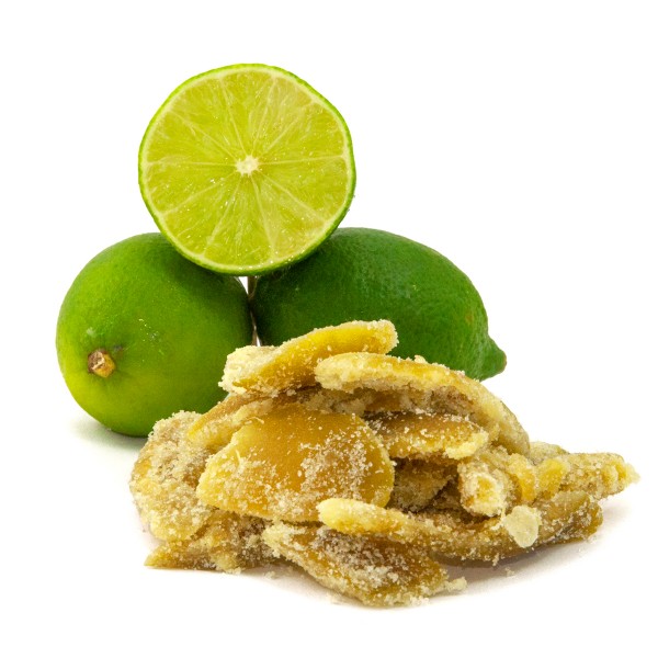 Low Carb Candied Lime Peel